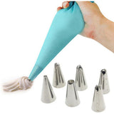 Stainless Steel 6-in-1 Nozzles Set - Bakerswish
