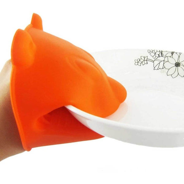 Silicone cute oven mitts heatproof kitchen silicone glove - Bakerswish