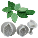 LEAF PLUNGER CUTTER - SET OF 3 - Bakerswish