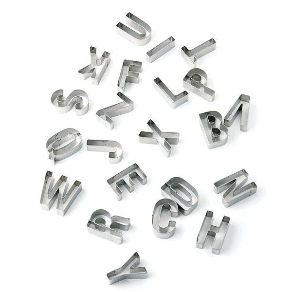 Remi Stainless Steel Cutters (Alphabet and Numbers) - Bakerswish