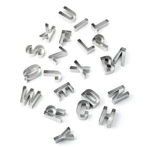 Remi Stainless Steel Cutters (Alphabet and Numbers) - Bakerswish