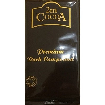 2M Cocoa Premium Dark Compound Chocolate Slab - Bakerswish