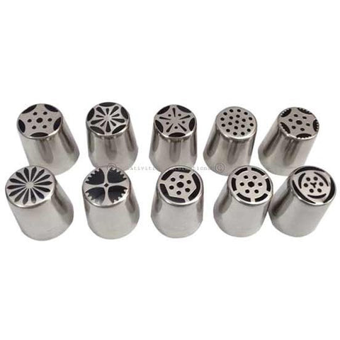 RUSSIAN NOZZLE SET OF 10 - Bakerswish