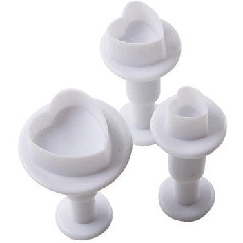 Heart – Fondant Plunger Cutter Set - Bakerswish