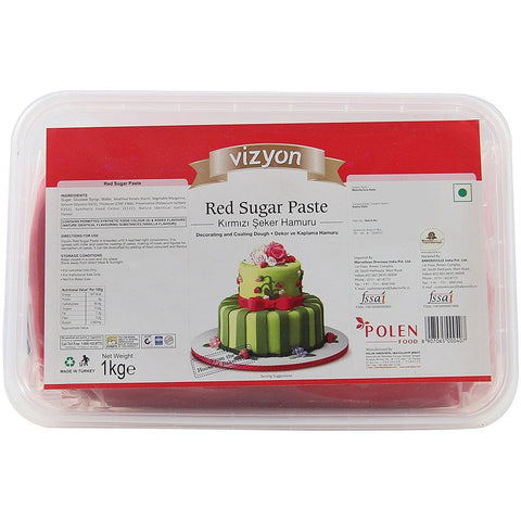Vizyon Red Fondant - Bakerswish
