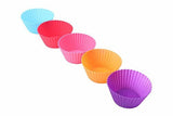 Silicone Cupcake Moulds 2 Cups - Round Shape - Bakerswish