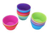 Silicone Cupcake Moulds 2 Cups - Round Shape - Bakerswish