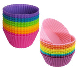 Silicone Cupcake Moulds 2 Cups - Round Shape - Bakerswish