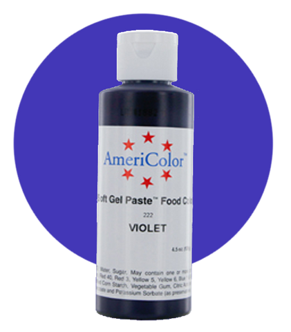 Americolor - Violet - Soft Gel Paste Food/Icing/Buttercream Colouring - Bakerswish