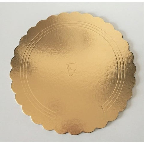 Round Cake Board Embossing Shiny Cake Base Boards (Pack of 6 Boards) - Bakerswish