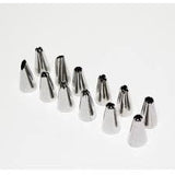 Stainless Steel 12 Pc Cake Decorating Nozzles Set - Bakerswish