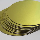 Round Cake Board Embossing Shiny Cake Base Boards (Pack of 6 Boards) - Bakerswish
