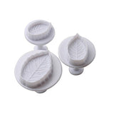LEAF PLUNGER CUTTER - SET OF 3 - Bakerswish