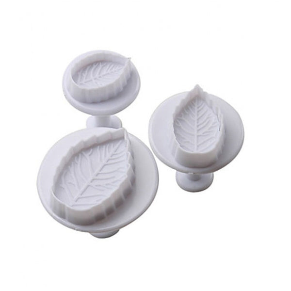 LEAF PLUNGER CUTTER - SET OF 3 - Bakerswish